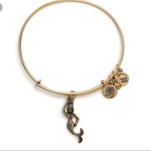 Gold mermaid Alex and Ani bangle